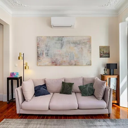 Design Flat, Luxury, 7 People, Pool Garden Lägenhet Lisboa